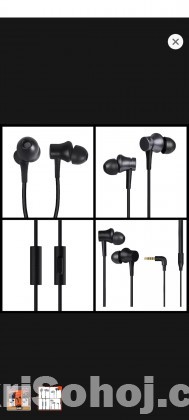 Mi Earphone with Ultra deep bass and mic (black)